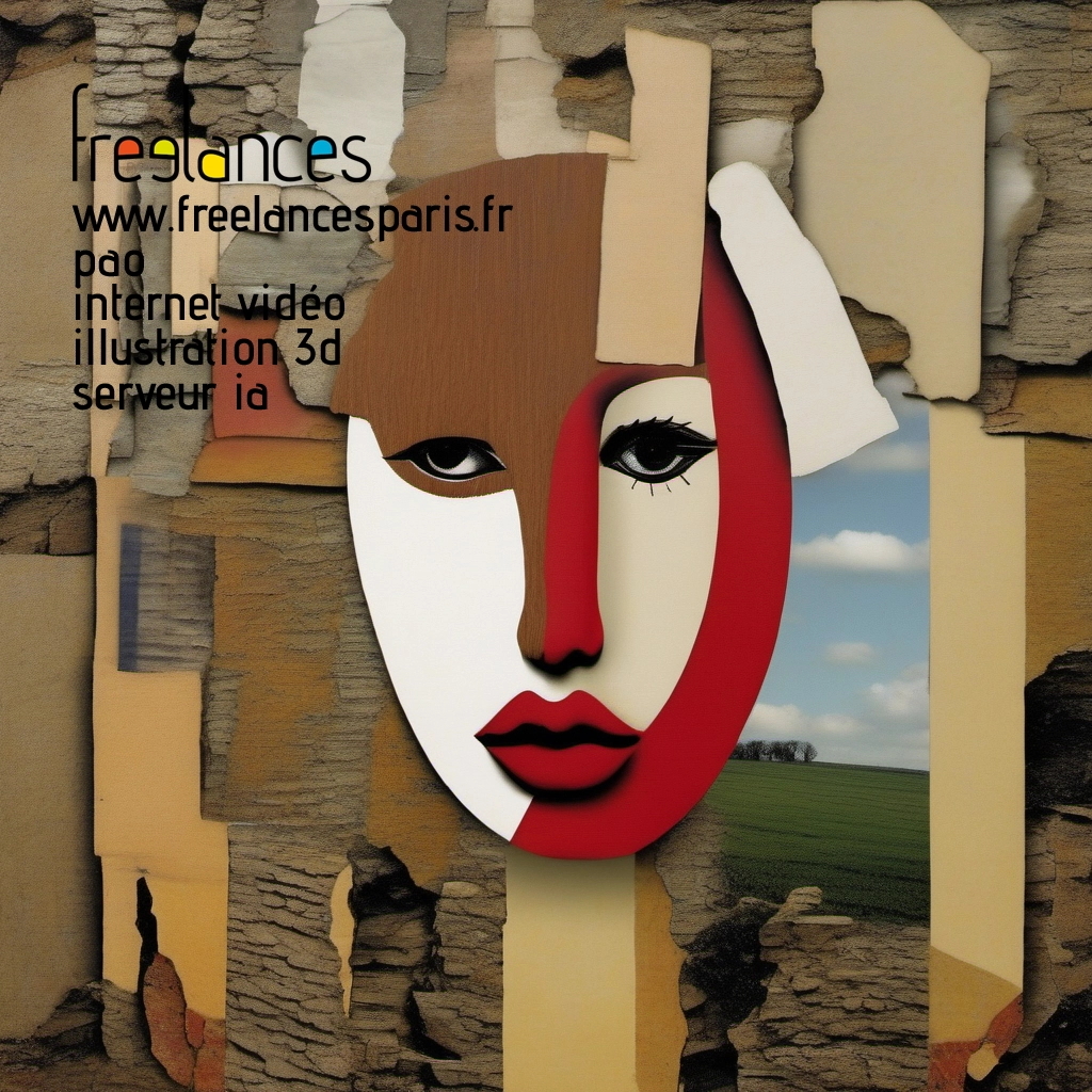 Pao mise en page internet vidéo illustration 3d serveur IA générative AI freelance paris studio de création magazines 49ua41g0